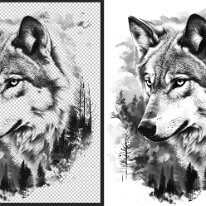 DTF2 Plik do druku na białe tło.